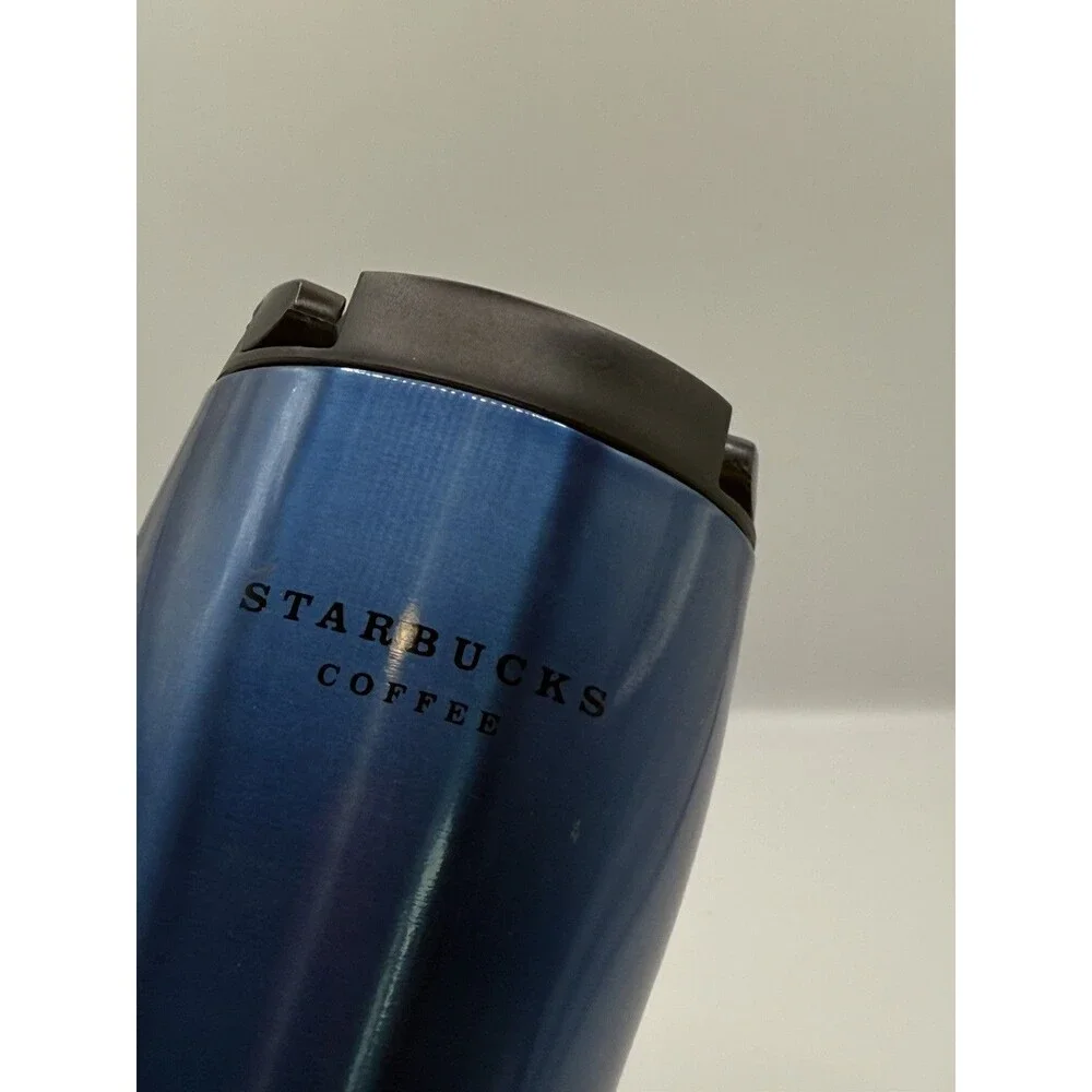 Starbucks Coffee 2006 Insulated Coffee Or Tea Travel Mug Tumbler Teal 16oz